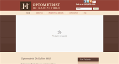 Desktop Screenshot of drhirjieyecare.com